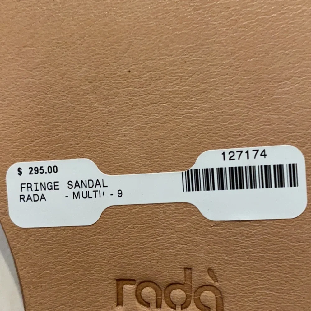 NWT Anthropologie RADÁ Tassel Sandals